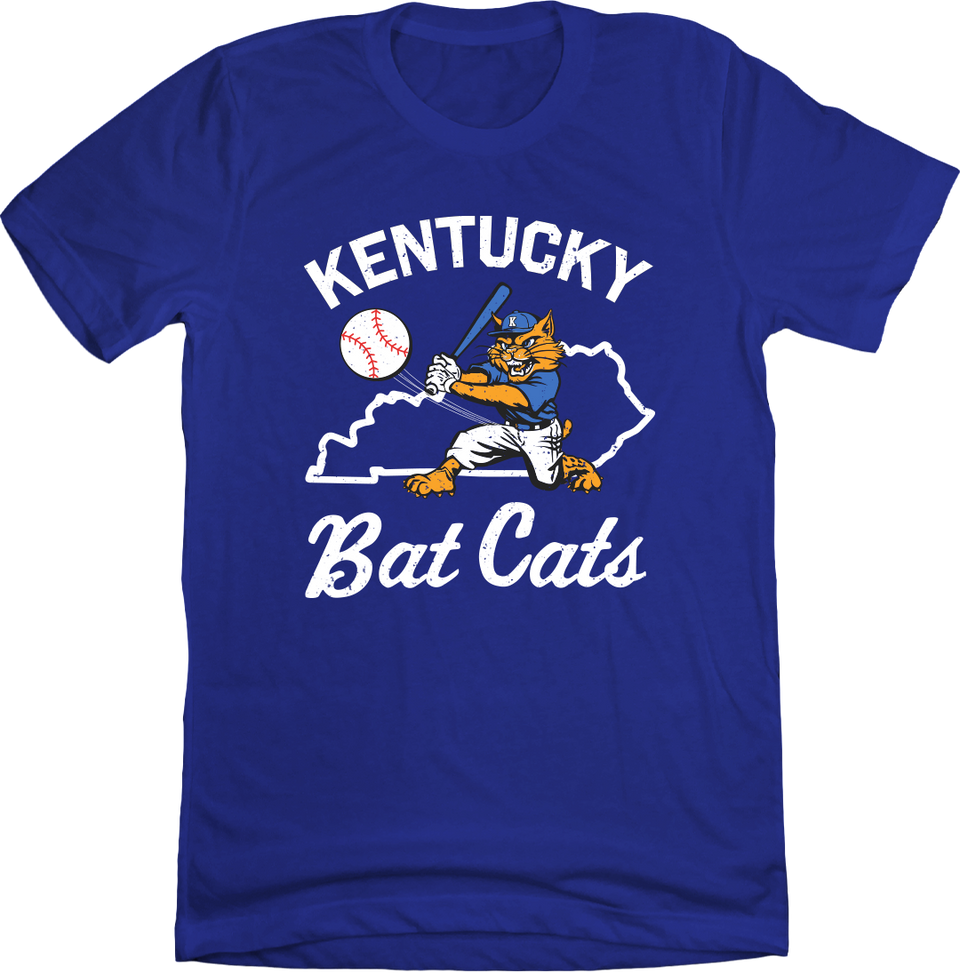 Kentucky Bat Cats Baseball Tee