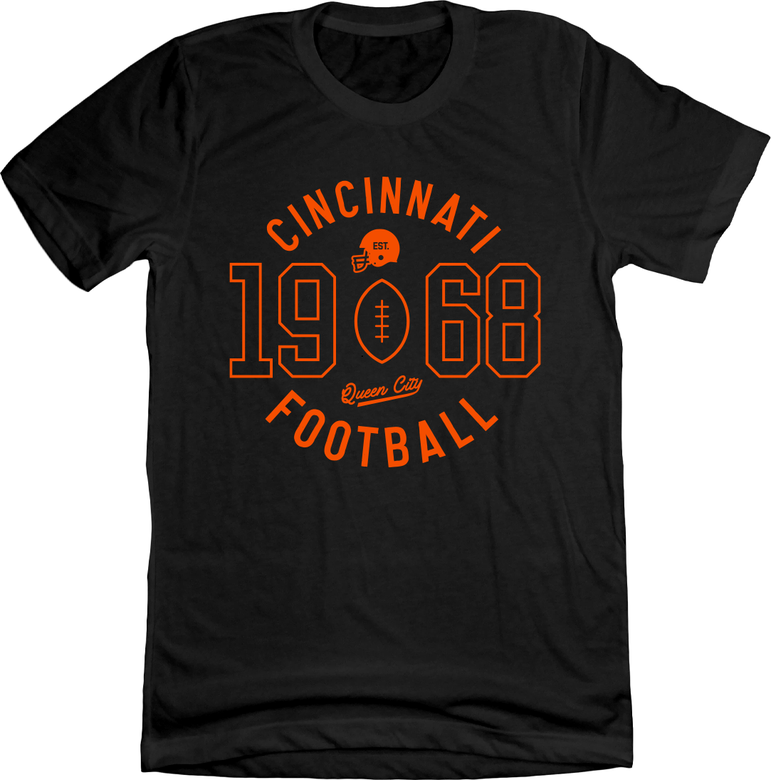 Cincinnati Football 1968 Circle Logo Tee