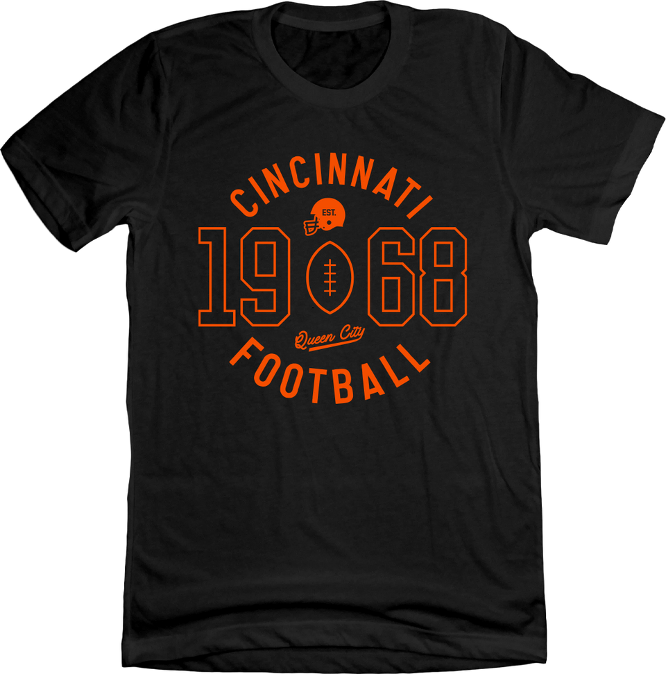 Cincinnati Football 1968 Circle Logo Tee