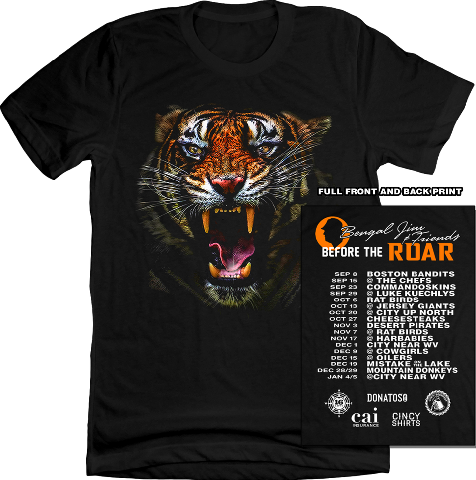 2024 Bengal Jim "Before the Roar" Tour Shirt