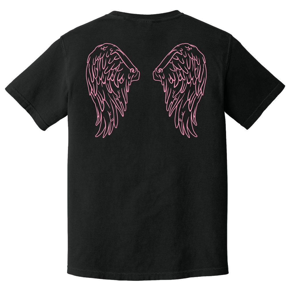 Bethesda Breast Cancer's Angels Black Back Tee