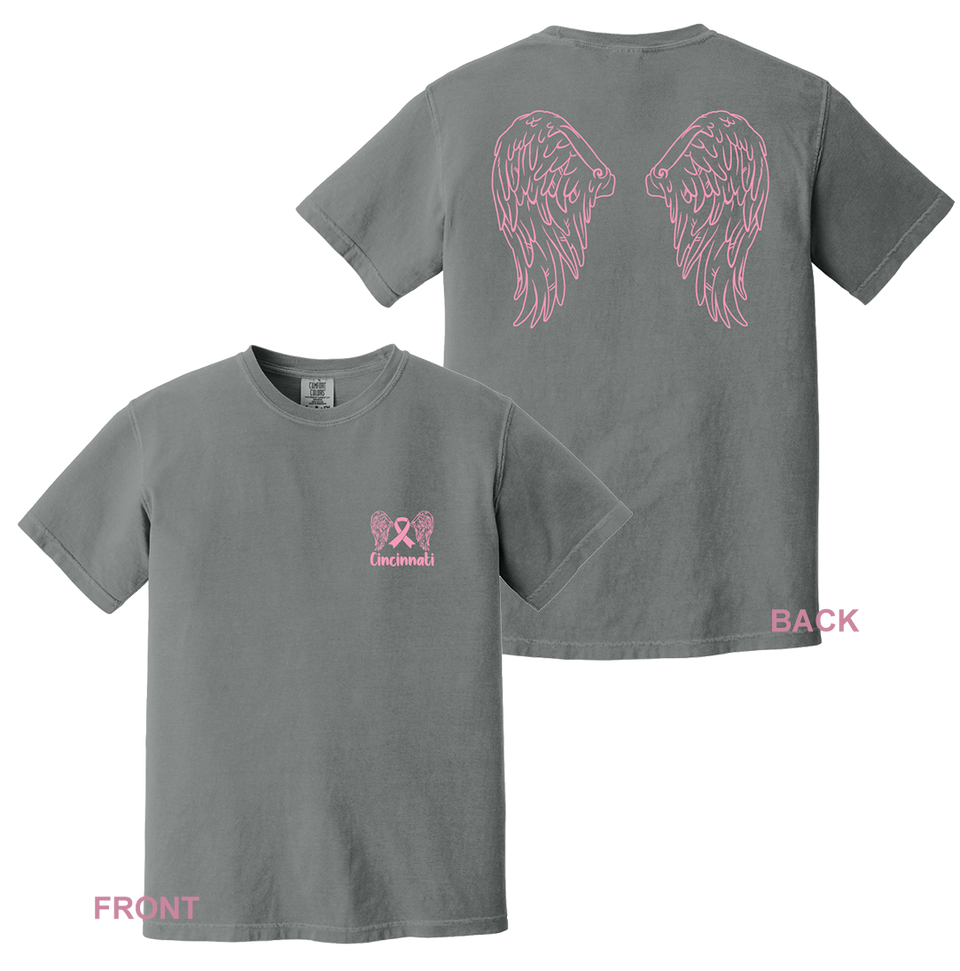 Bethesda Breast Cancer's Angels Grey CC Tee