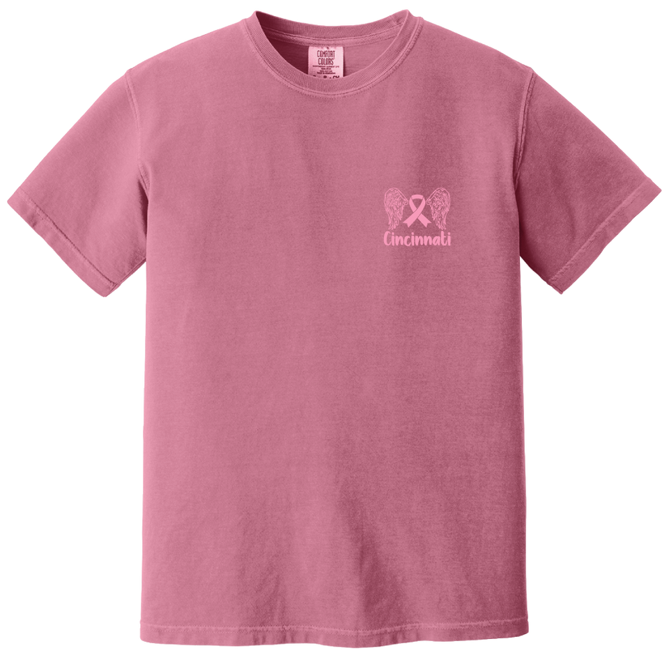 Bethesda Breast Cancer's Angels Pink Front Tee