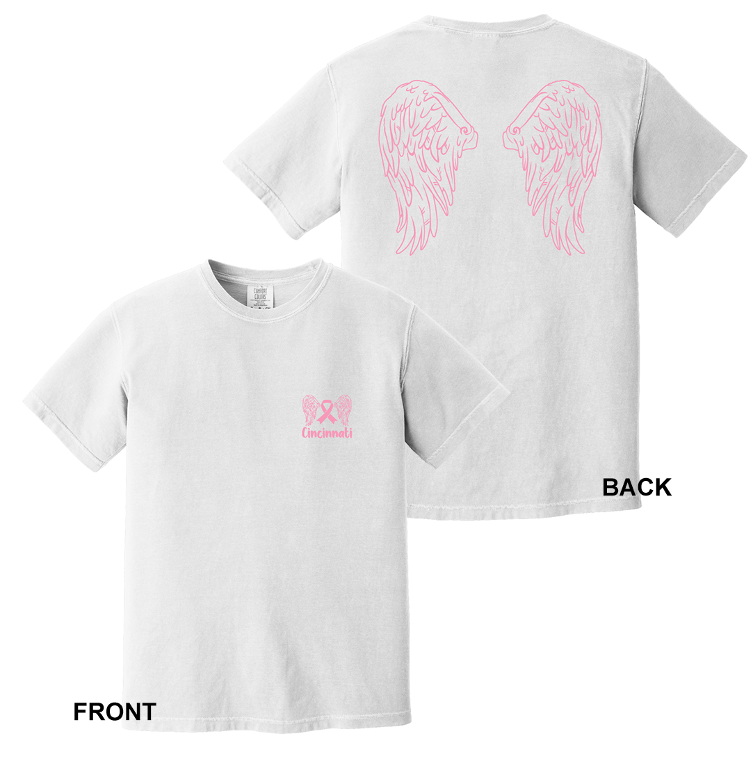 Bethesda Breast Cancer's Angels White CC Tee