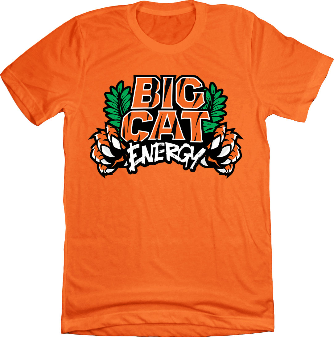 Big Cat Energy Orange Tee