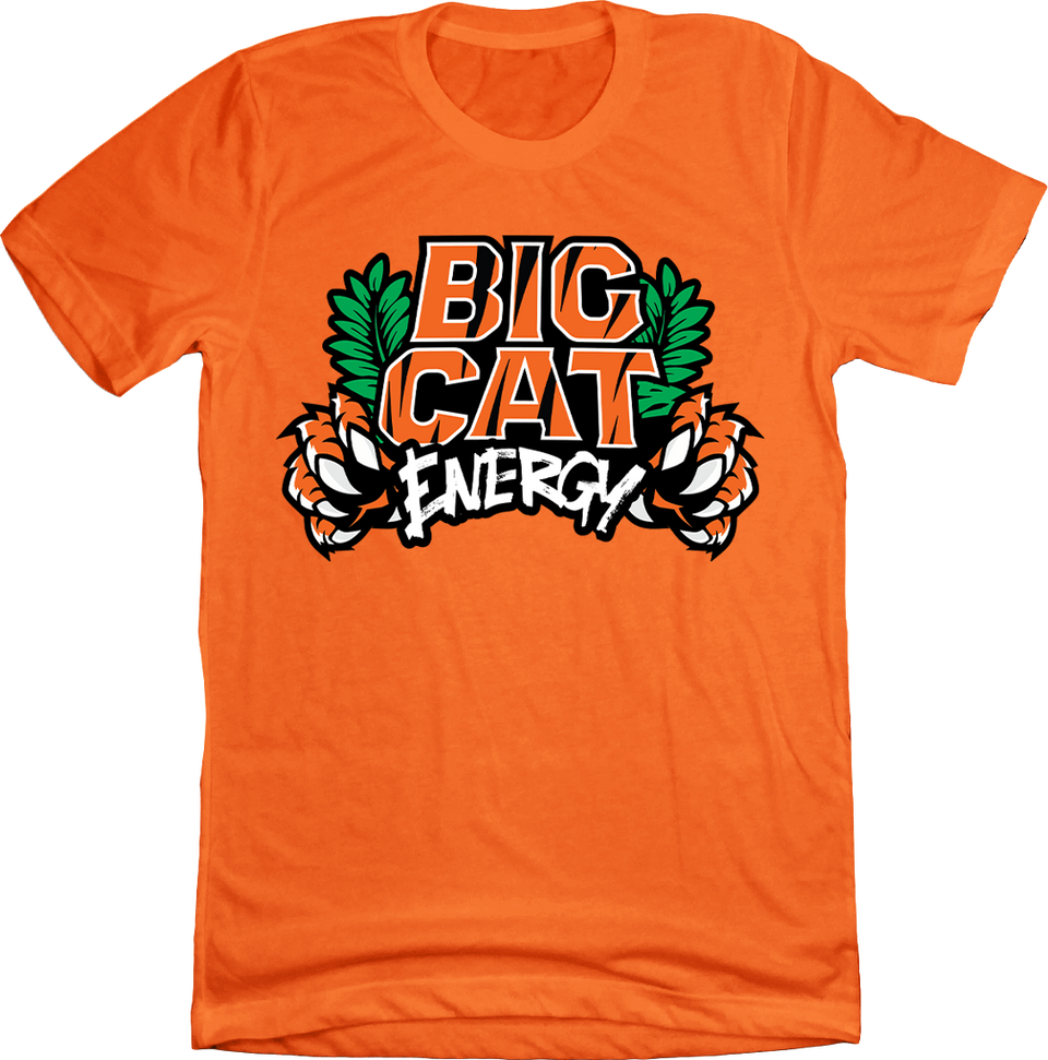 Big Cat Energy Orange Tee