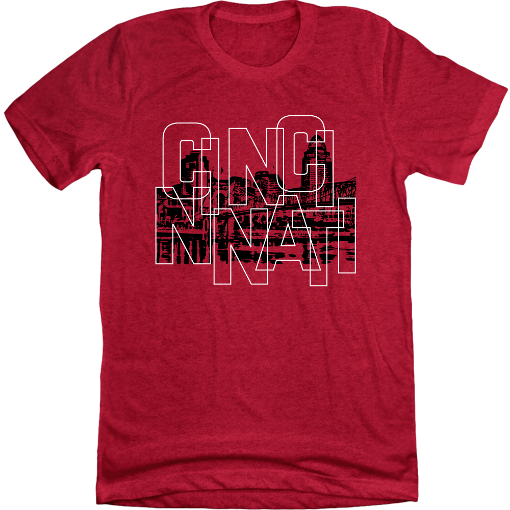 Big City Cincinnati Red Tee
