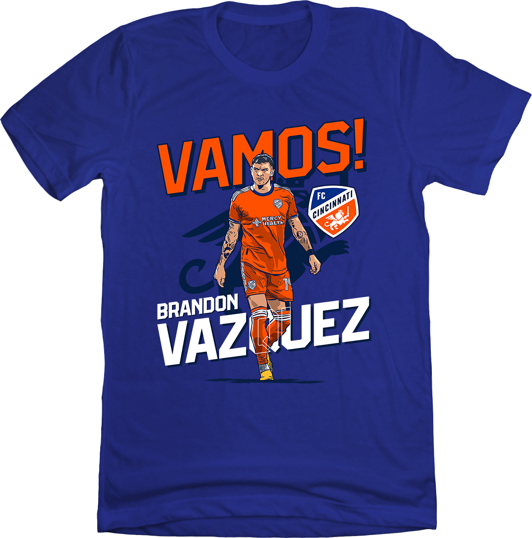 Brandon Vázquez -Vamos! FC Cincinnati T-shirt Cincy Shirts