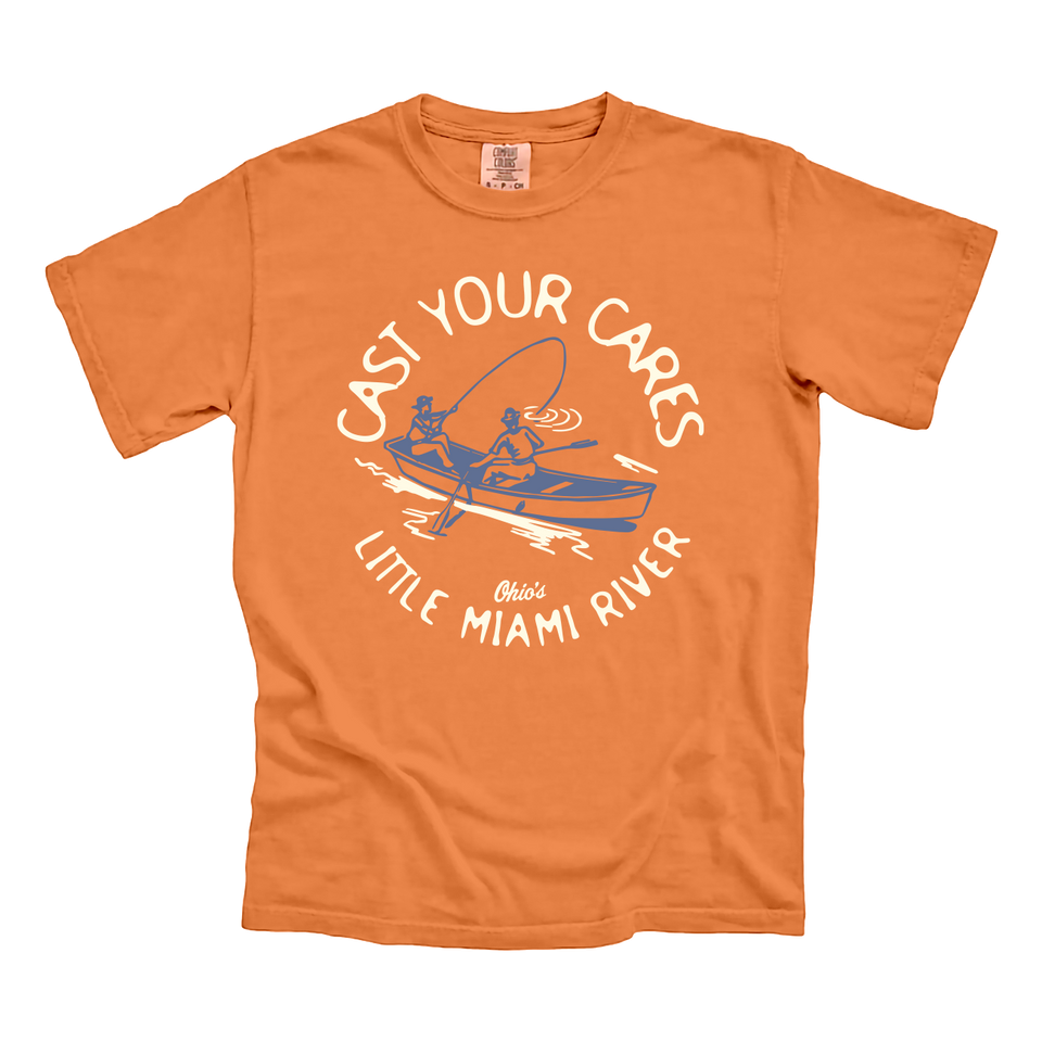 Cast Your Cares Away Little Miami Comfort Colors® Cincy Shirts