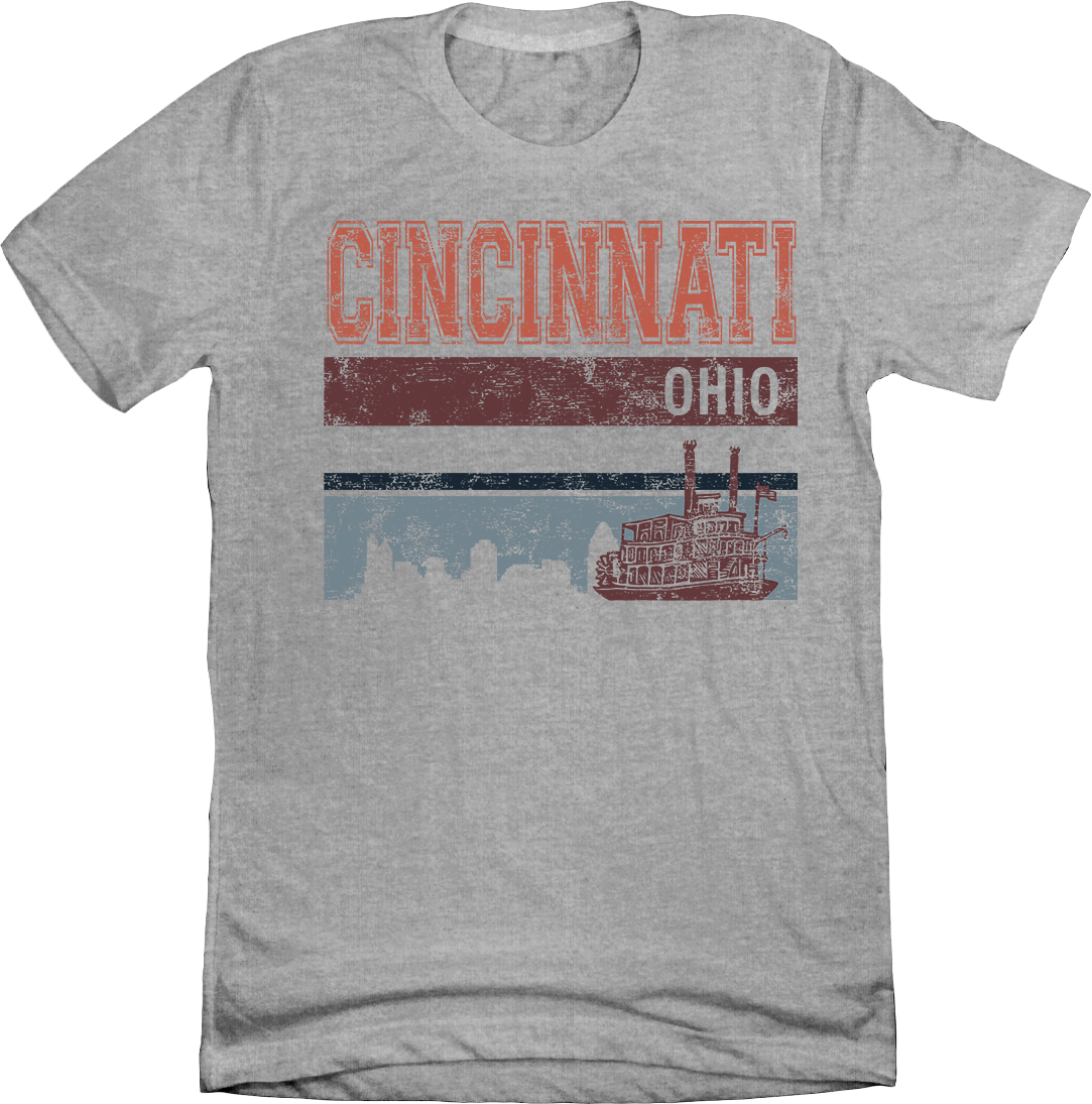 Cincinnati Ohio Riverboat Souvenir T-shirt