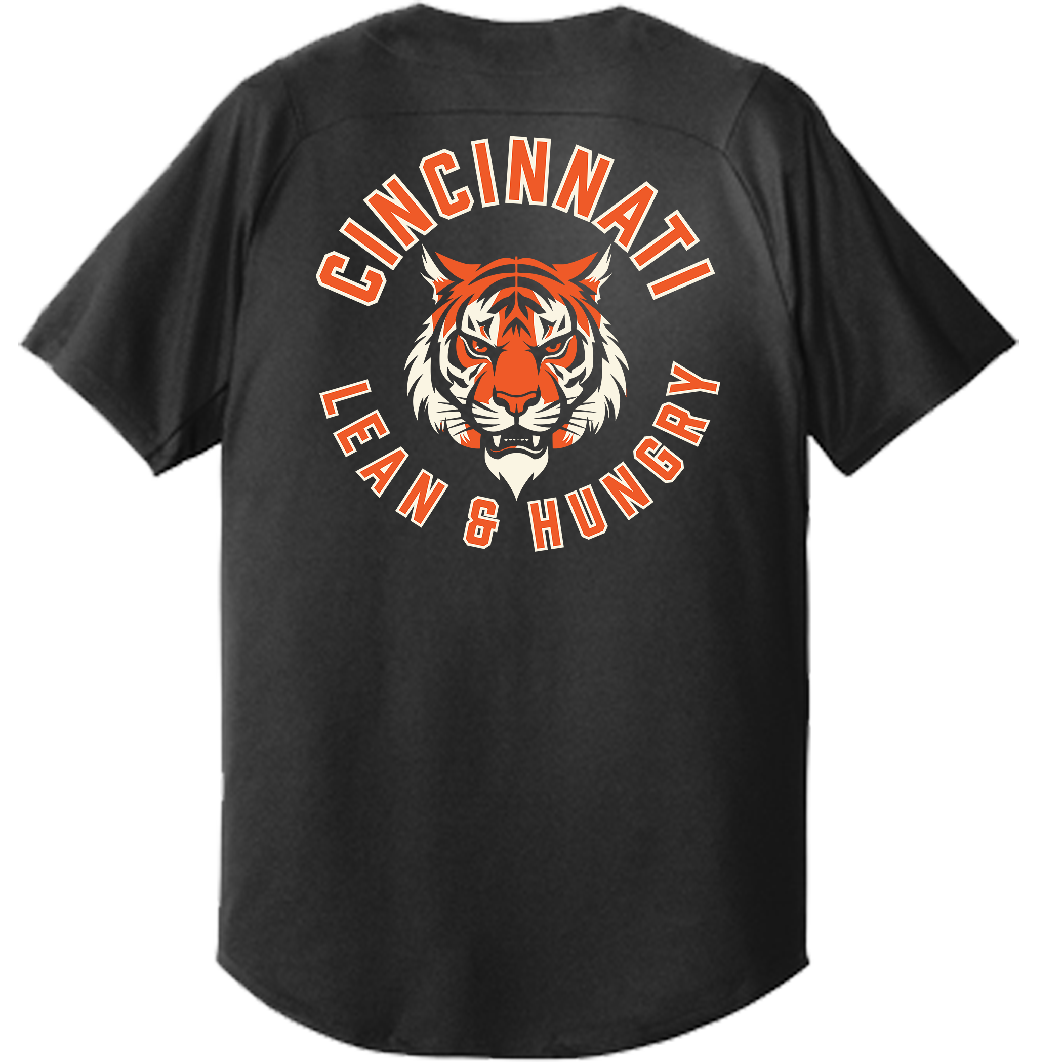 Cincinnati Football Baseball Jersey Lean and Hungry