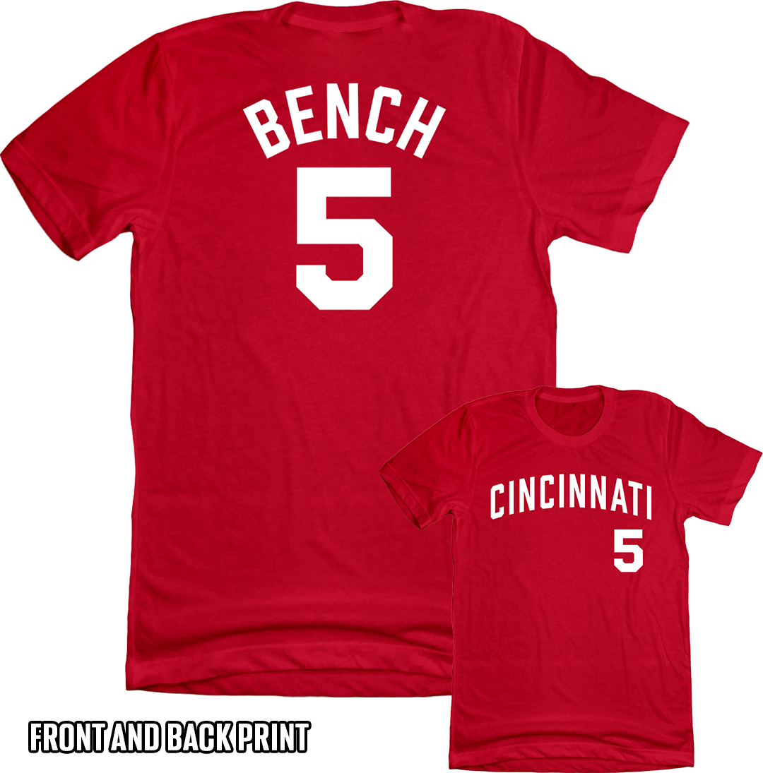 Johnny Bench Classic Arch Shirsey | Cincinnati Baseball