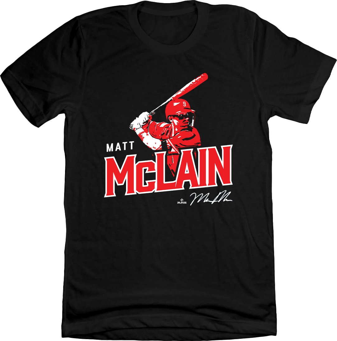 Matt McLain, Cincinnati baseball, rising star, baseball fan gear, dynamic player, power hitter, elite infielder, baseball action, officially licensed, electric play