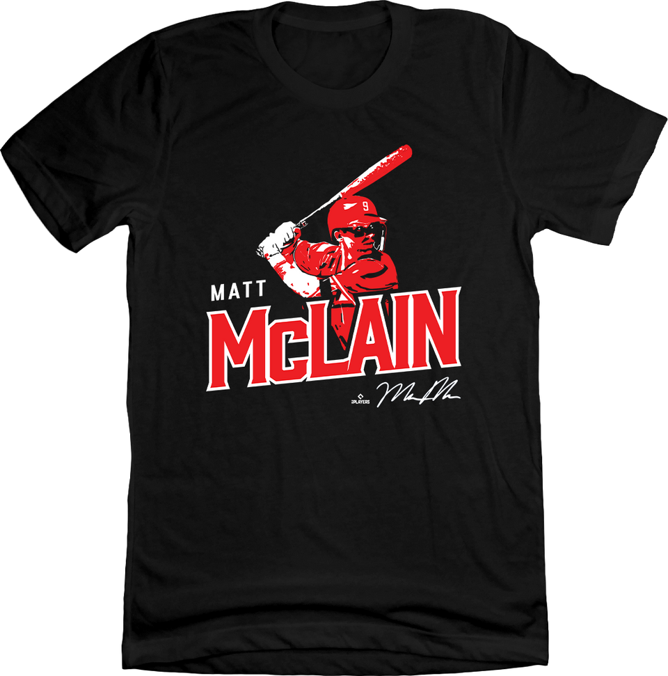 Matt McLain, Cincinnati baseball, rising star, baseball fan gear, dynamic player, power hitter, elite infielder, baseball action, officially licensed, electric play