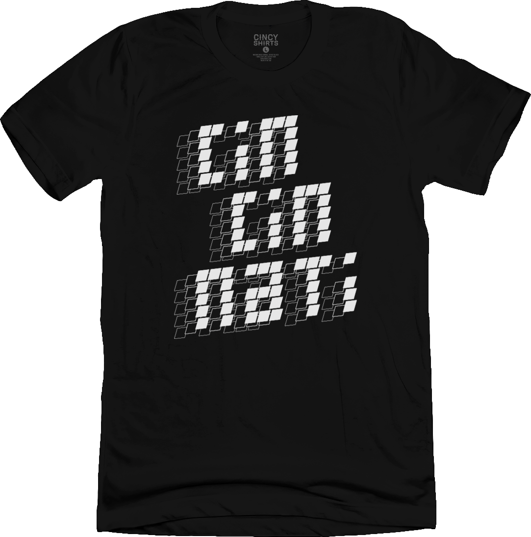 Retro Cincinnati Sign Stacked