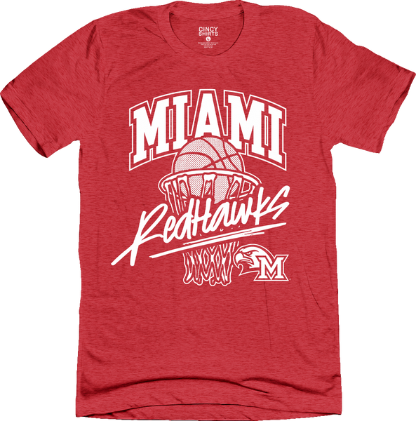 Retro Miami Redhawks Basketball Design | Cincy Shirts