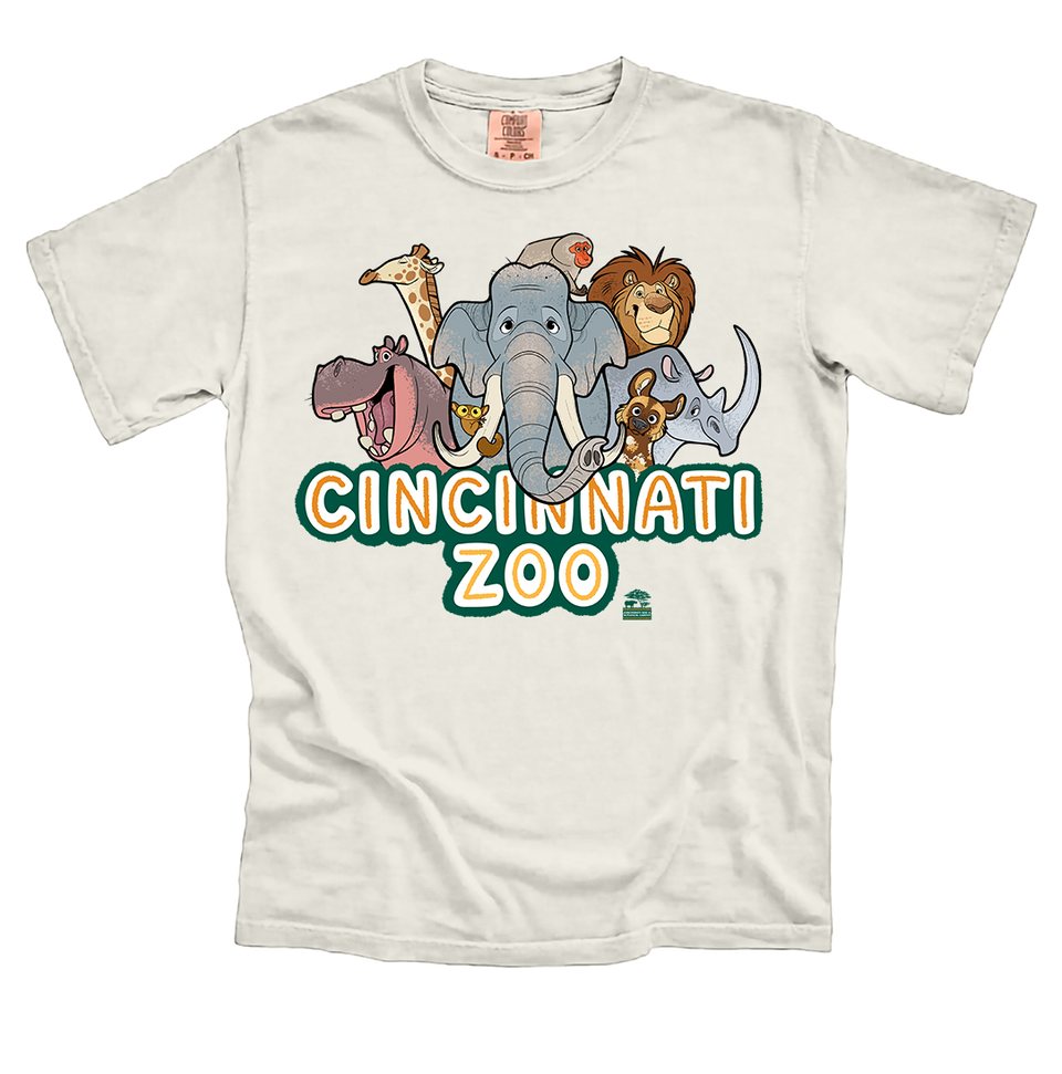 Cincinnati Zoo Animals Comfort Colors Tee