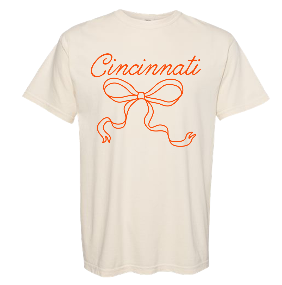 Cincinnati Croquette Bow CC Tee