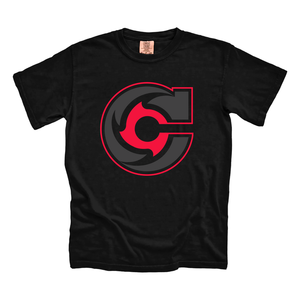 Cincinnati Cyclones Blackout Logo CC Tee