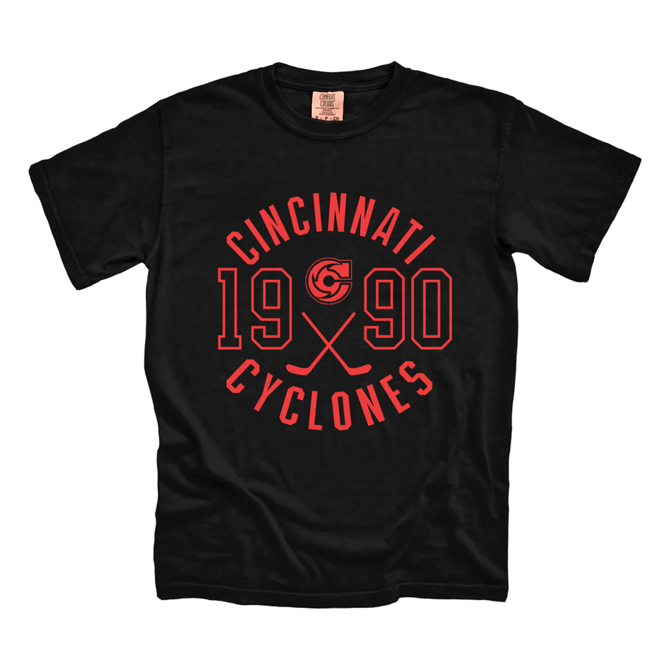 Cincinnati Cyclones Circle Logo CC Tee