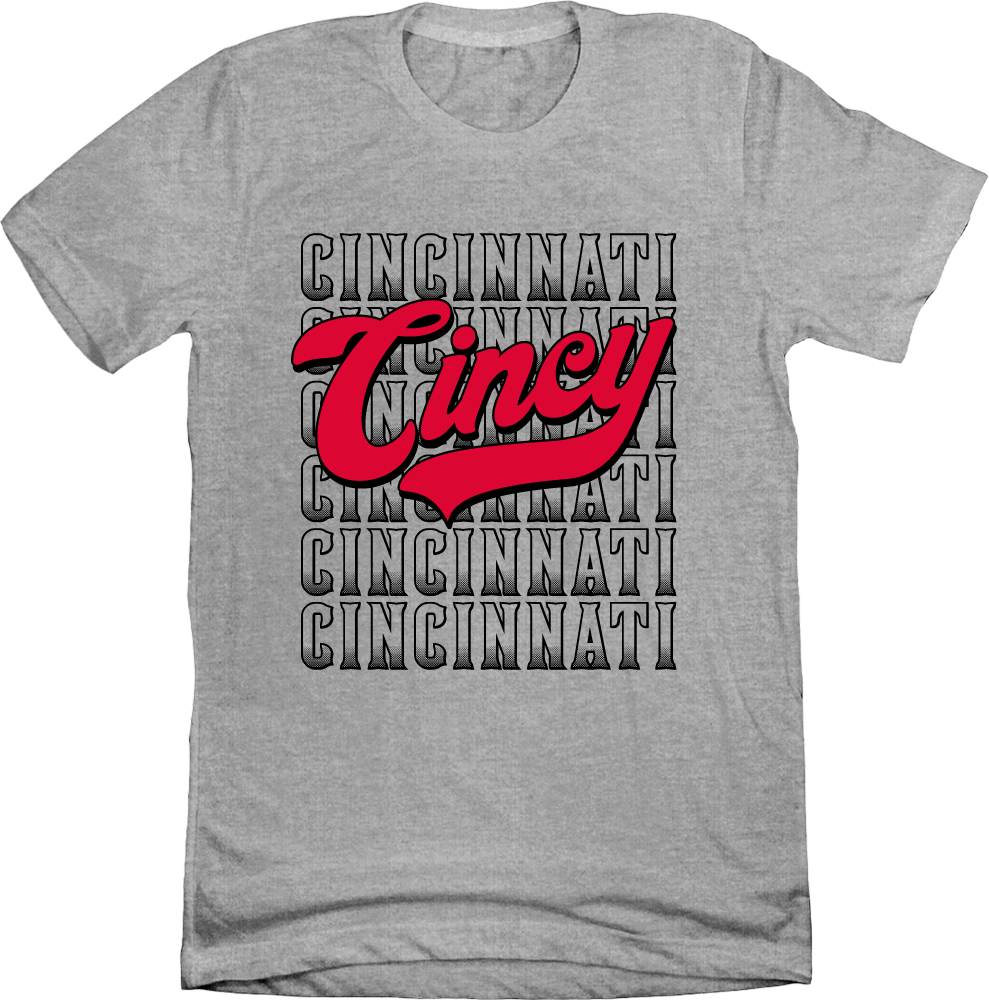 Cincinnati Repeat Cincy Script