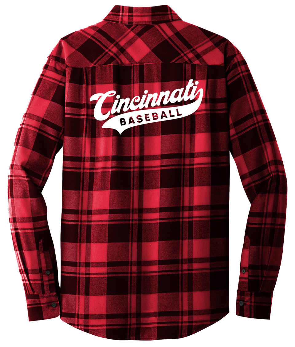 Cincinnati Script BASEBALL Flannel