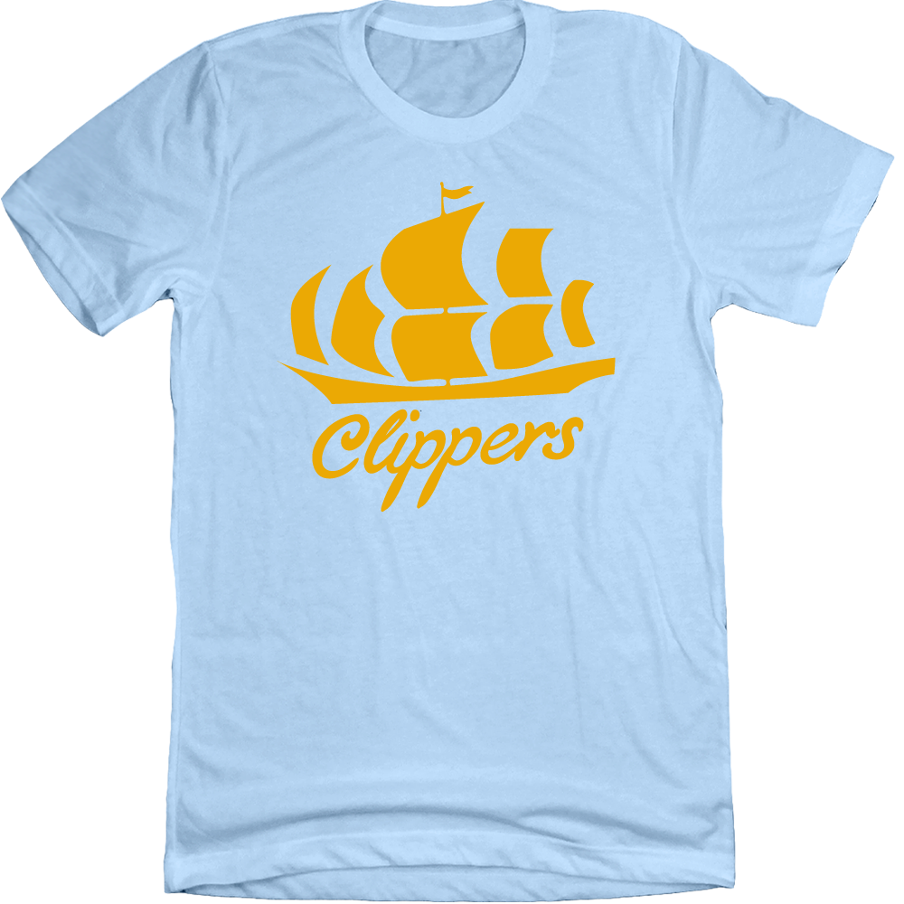 Clippers Yellow Ship Light Blue - Cincy Shirts