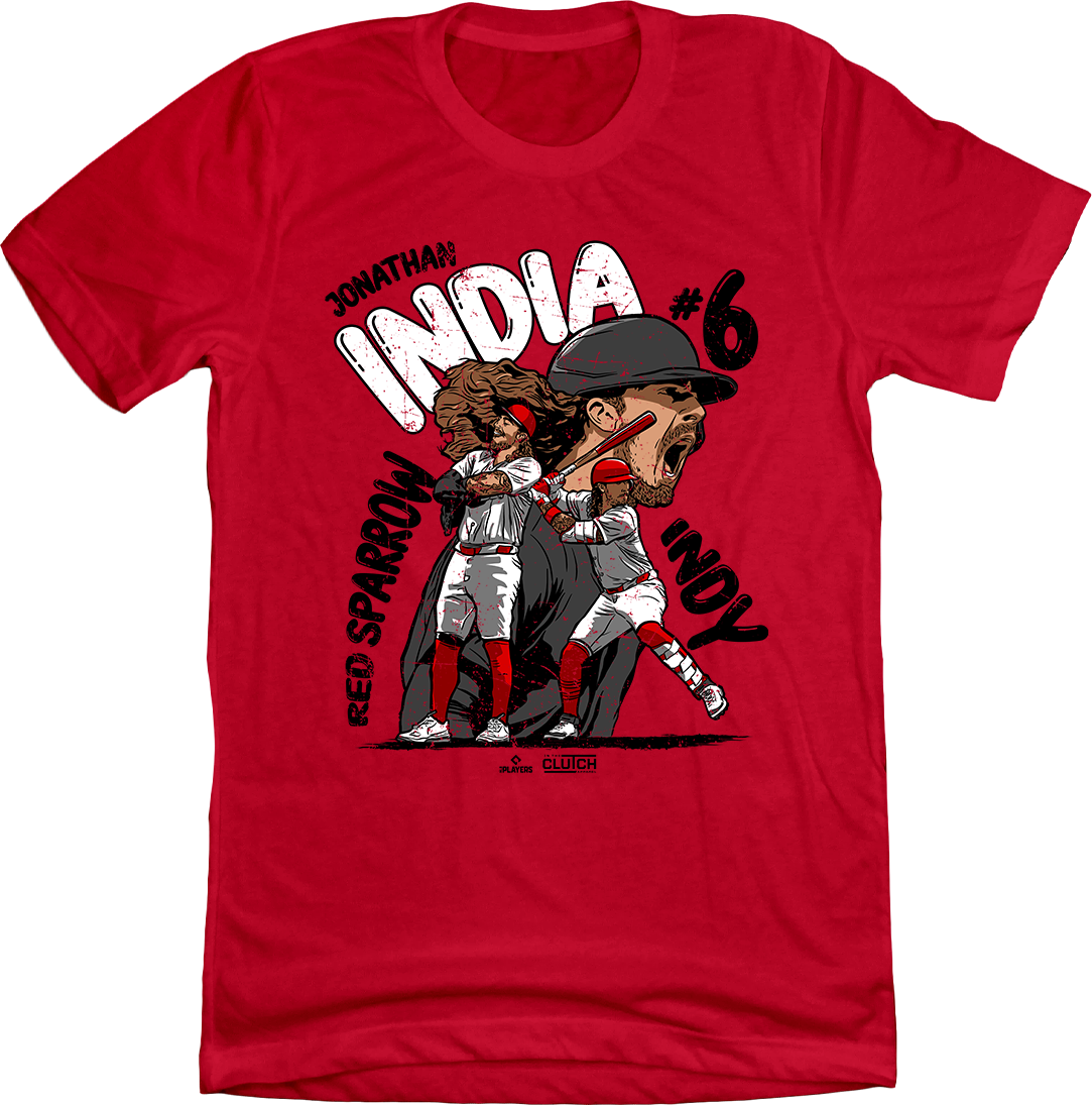 Jonathan India is the Red Sparrow Tee