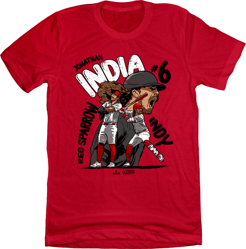 Jonathan India is the Red Sparrow Tee