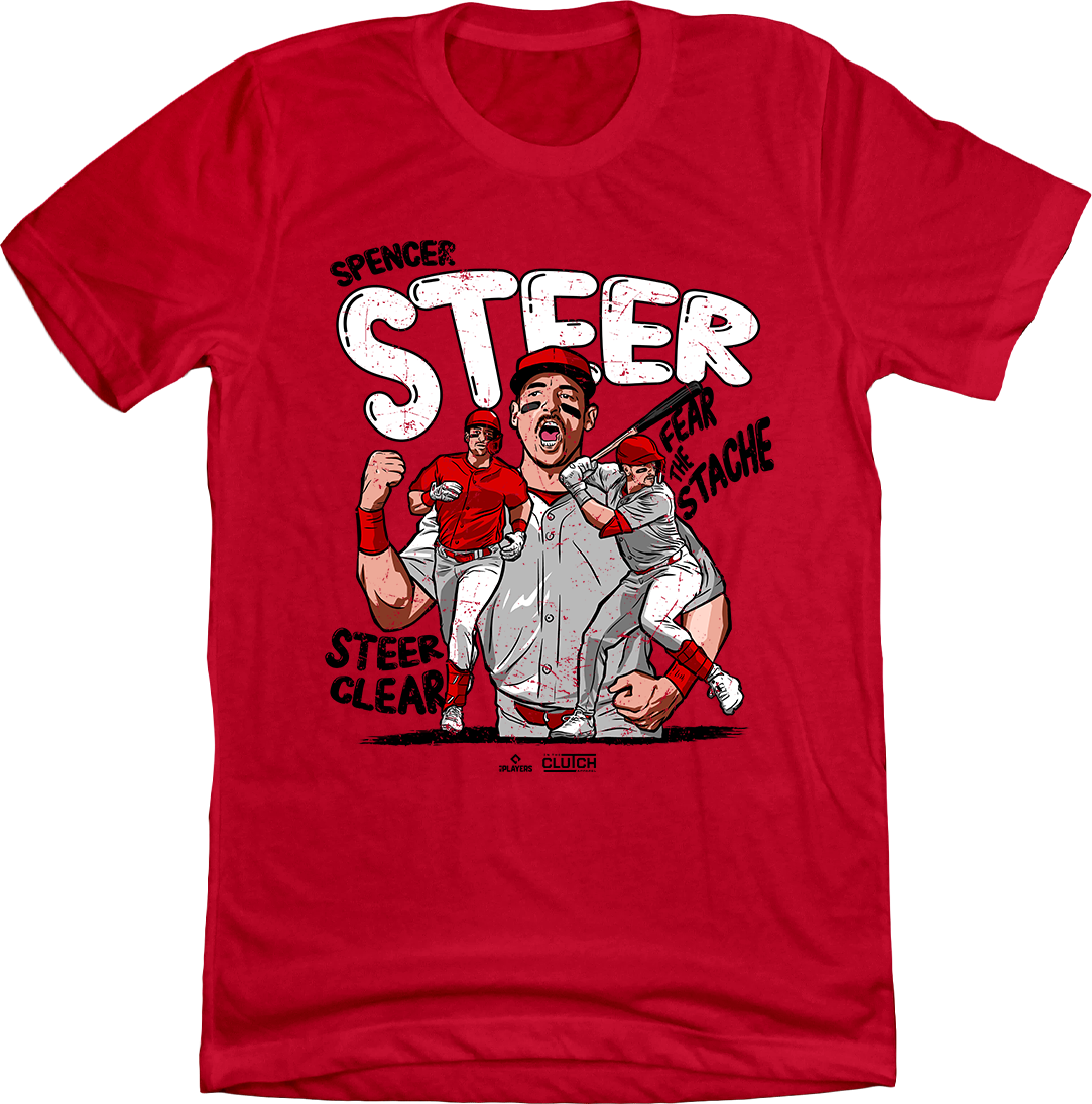 Fear the Stache of Spencer Steer Tee