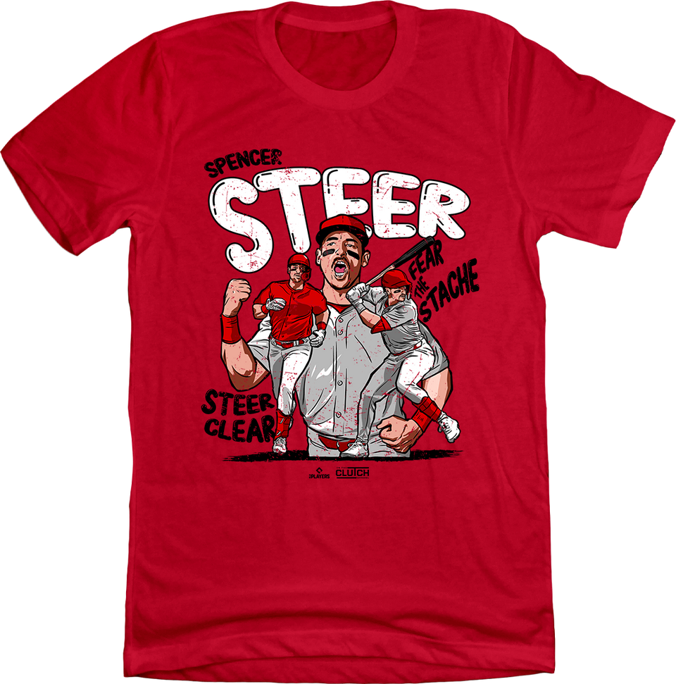Fear the Stache of Spencer Steer Tee