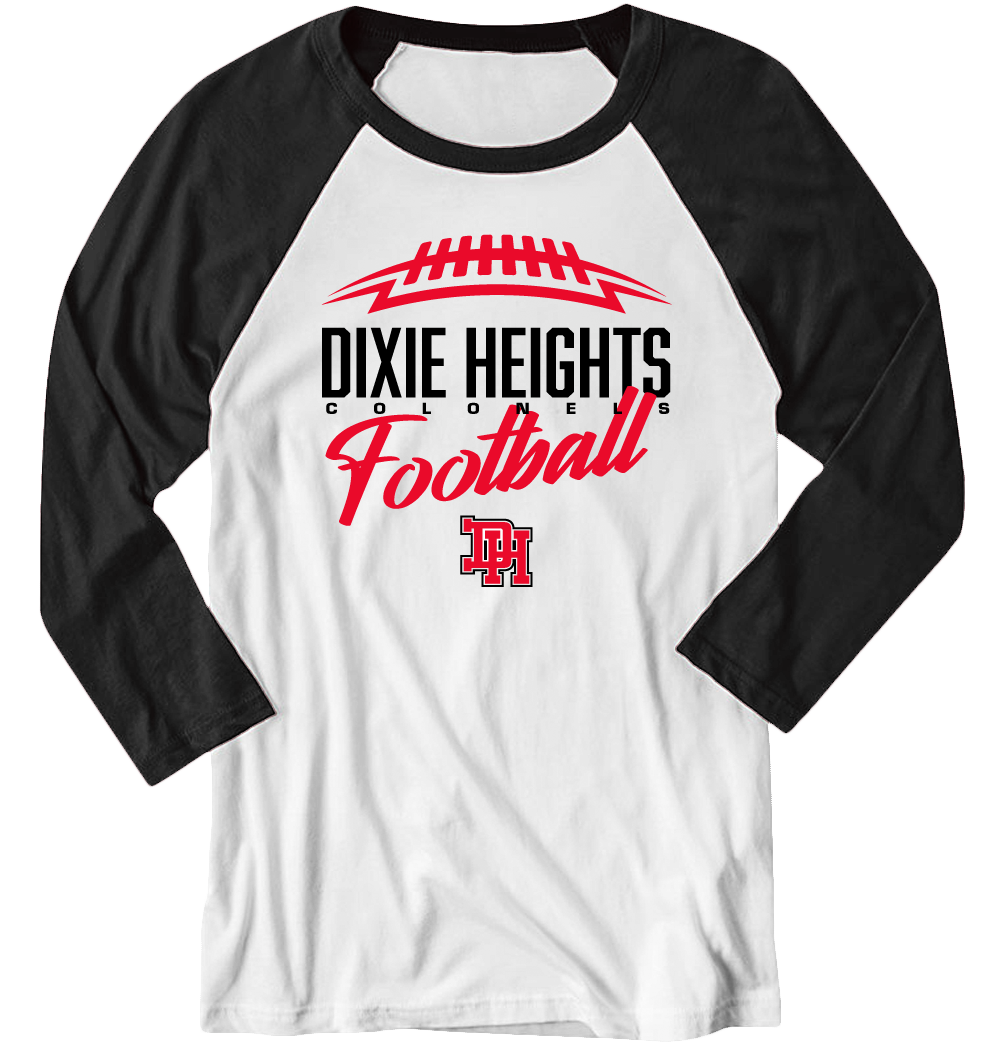 Dixie Heights Football Abstract Script - Cincy Shirts