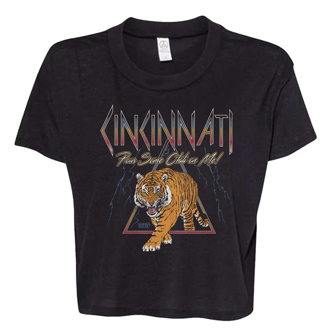 Def Tiger - Pour Some Chili on Me Crop Tees