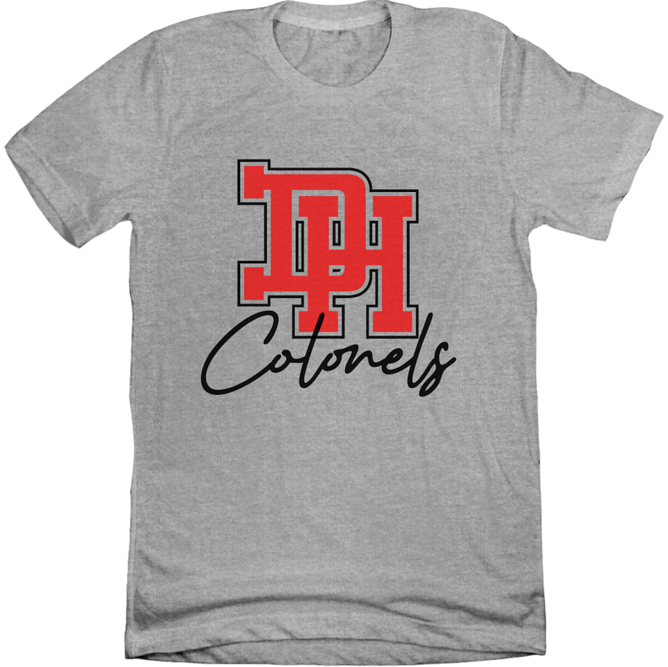 Dixie Heights Colonels Interlocking DH - Cincy Shirts