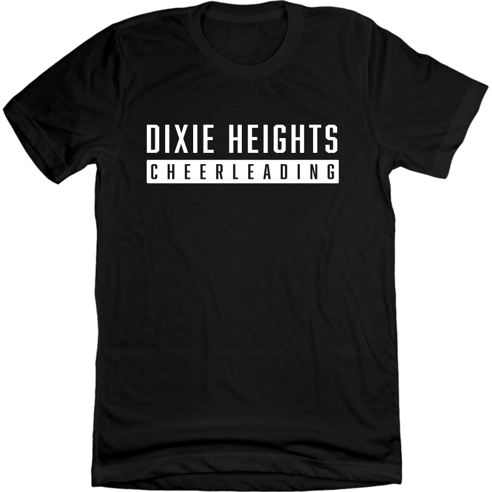 Dixie Cheerleading Text Block - Cincy Shirts