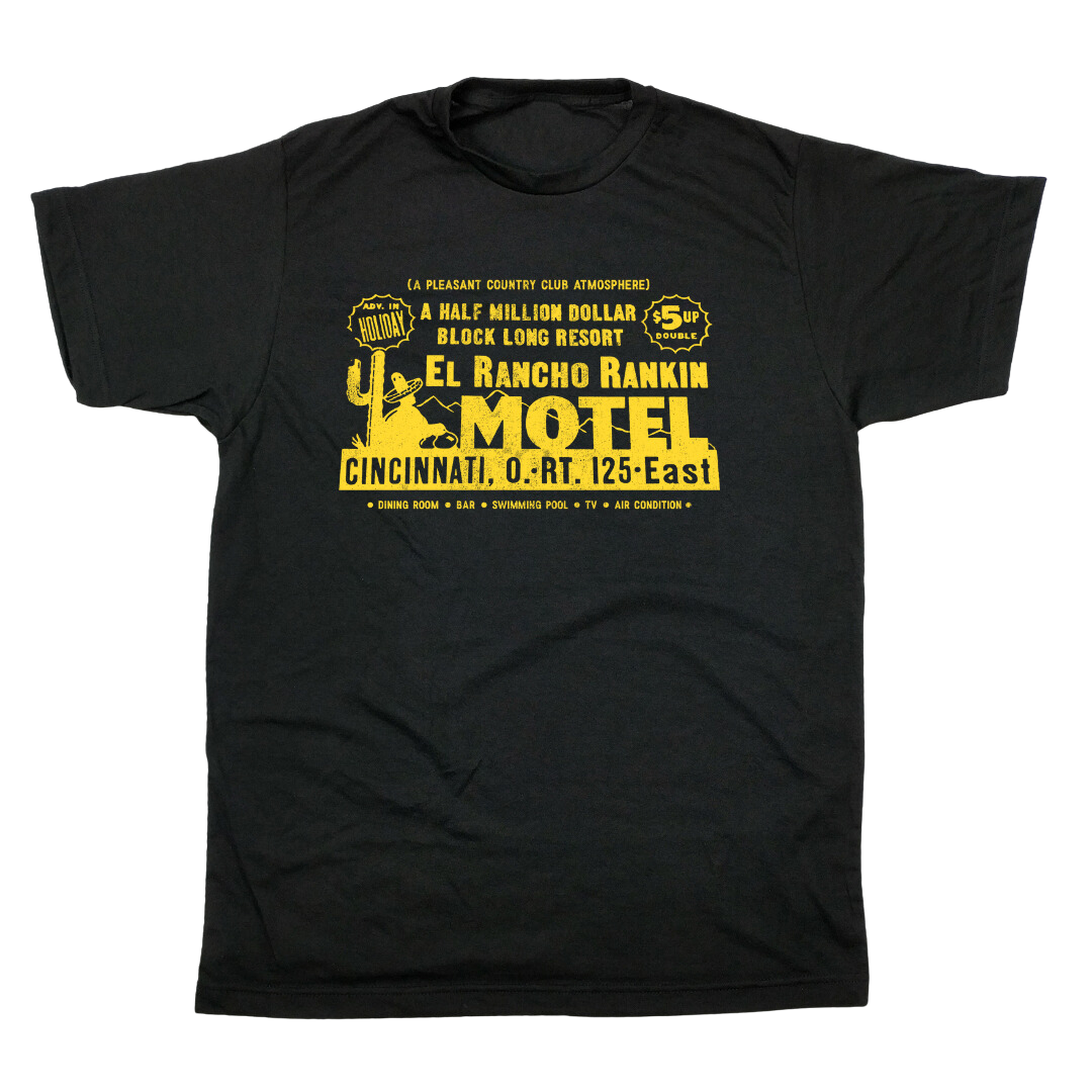 El Rancho Rankin Million Dollar Resort black T-shirt Cincy Shirts