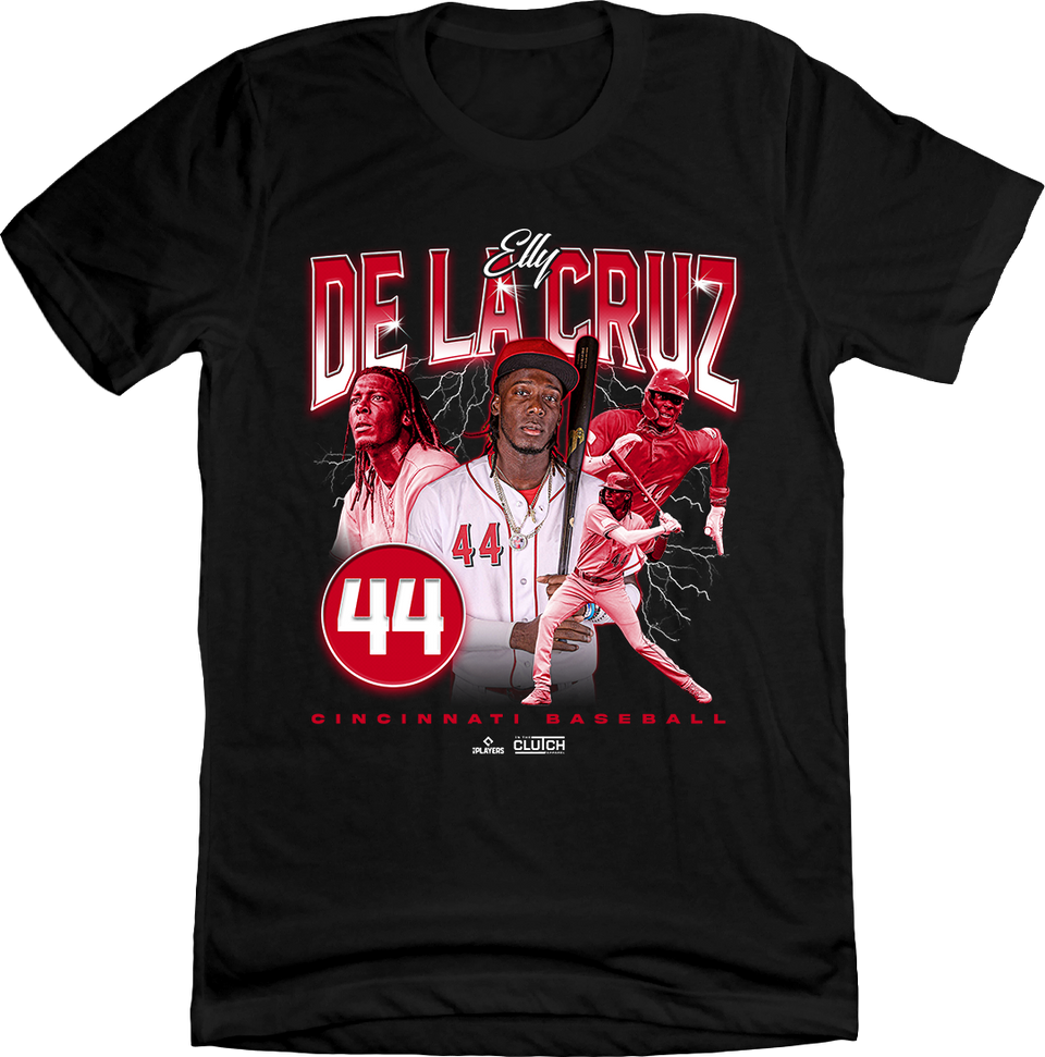 Elly De La Cruz Tee, Cincinnati Reds Baseball Shirt - Ink In Action