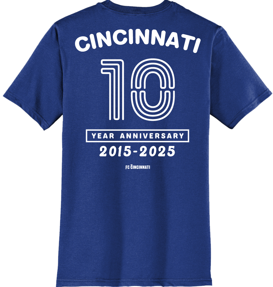 FC Cincinnati 10 year anniversary