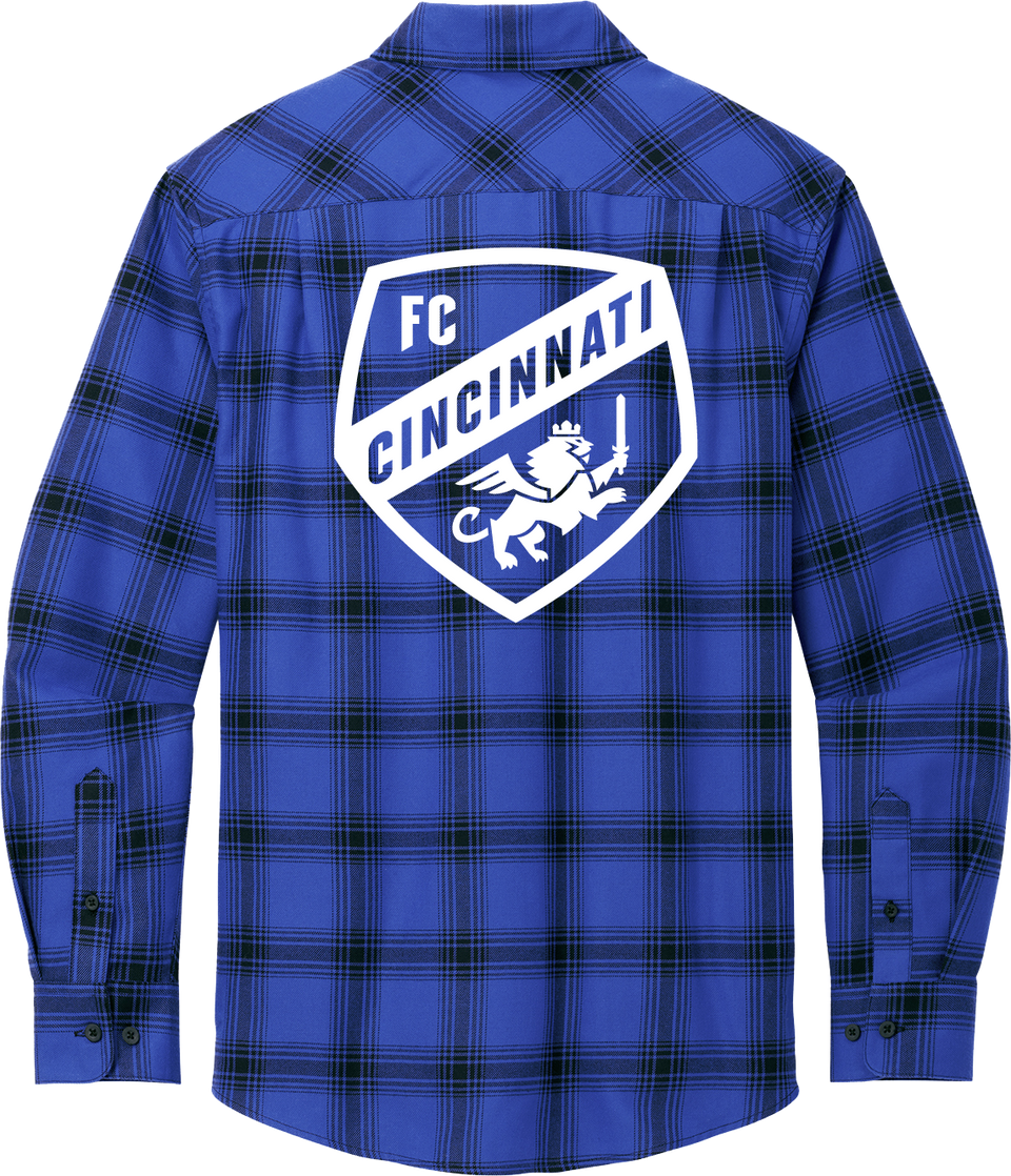 FCC White Shield Royal Flannel