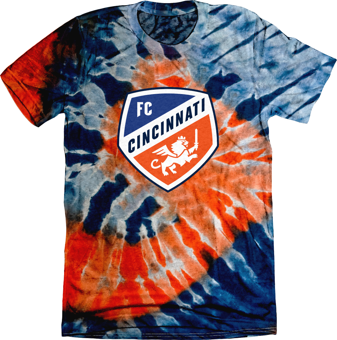 Red, White, & Blue Tie-Dye CINCY | Cincy Shirts