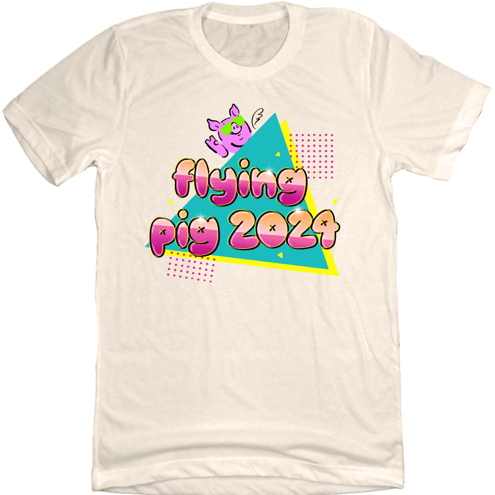 Flying Pig Marathon 2024 Retro Tee