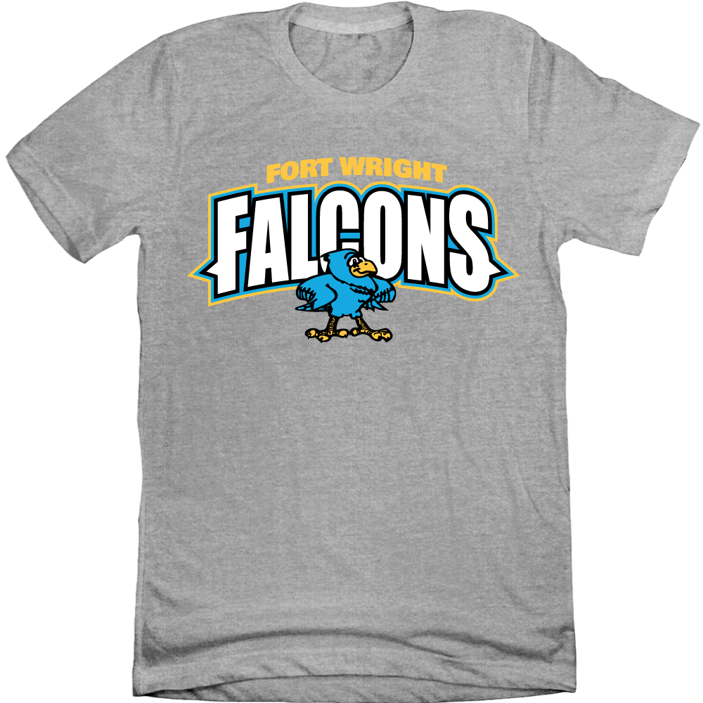 Fort Wright Falcons - Falcon in Front | Cincy Shirts Youth T-Shirt / Graphite Heather / ym