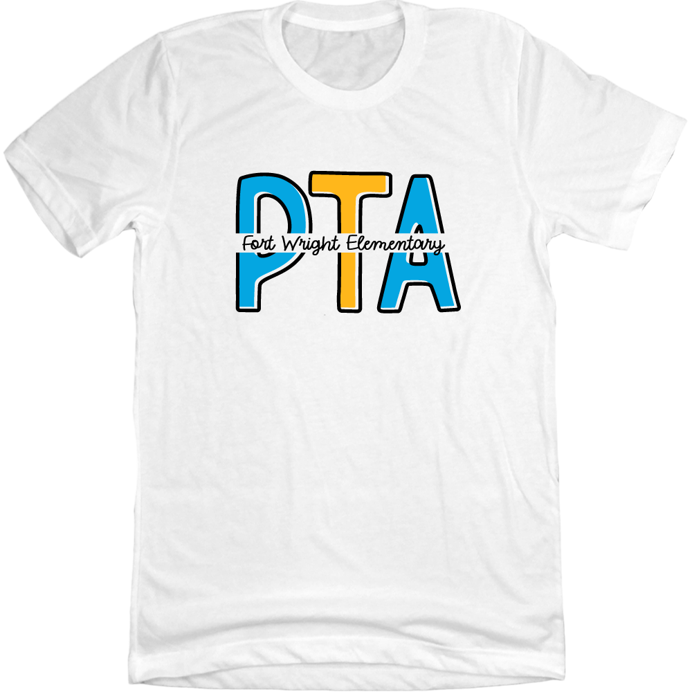 Fort Wright Elementary PTA white T-shirt Cincy Shirts