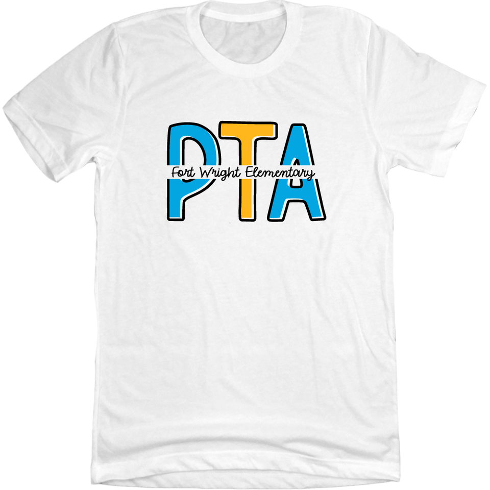 Fort Wright Elementary PTA white T-shirt Cincy Shirts