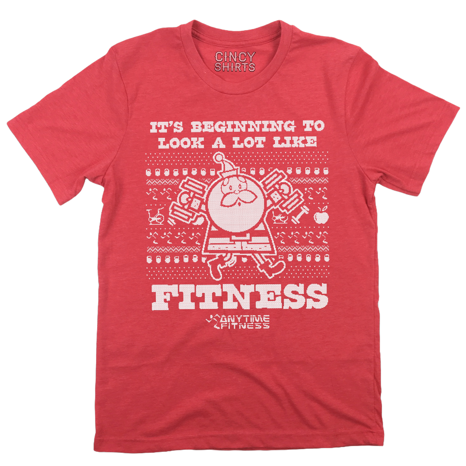 Anytime Fitness Ugly Christmas Sweatshirt - Cincy Shirts