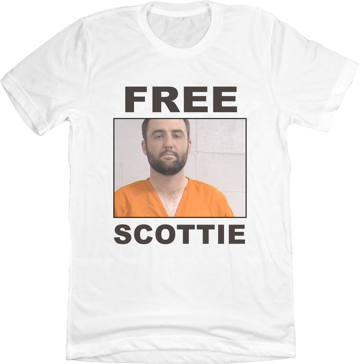 Free Scottie Mugshot Golf Tee