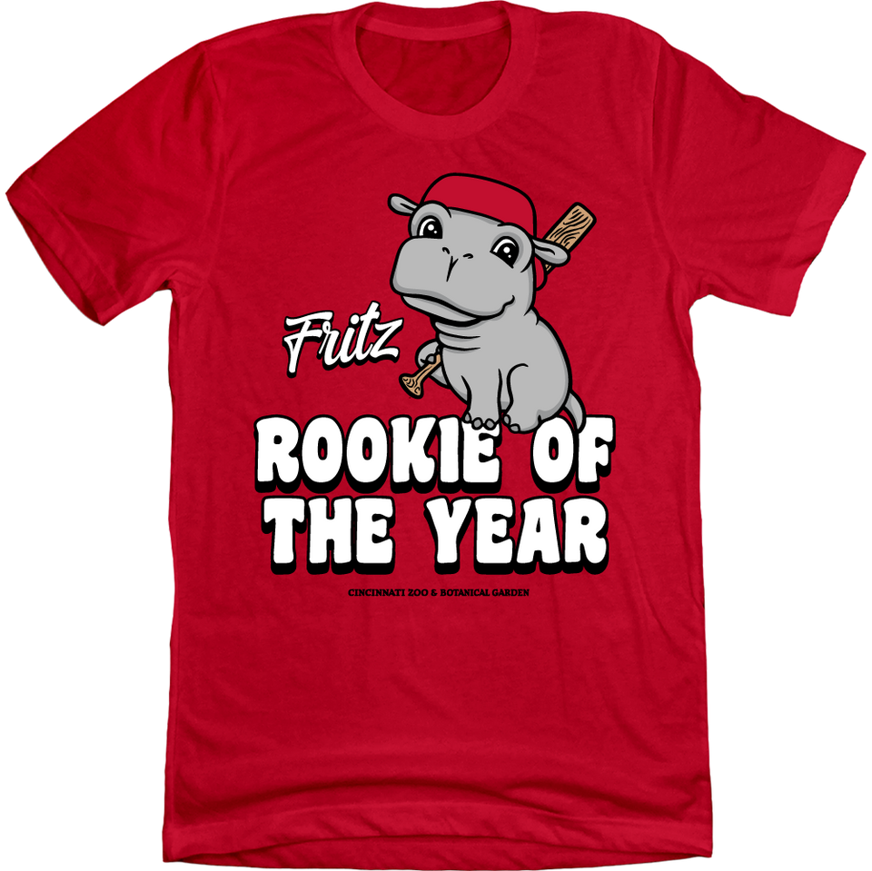 Fritz Rookie of the Year Red T-shirt Cincy Shirts
