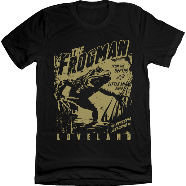 The Frogman Poster Tee | Loveland, Ohio Apparel | Cincy Shirts