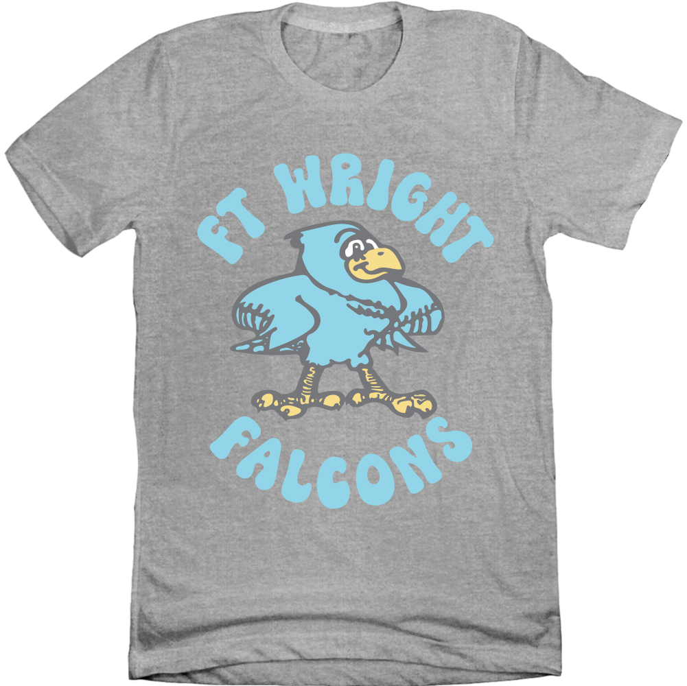 Ft. Wright Falcons Bubble Text Tee