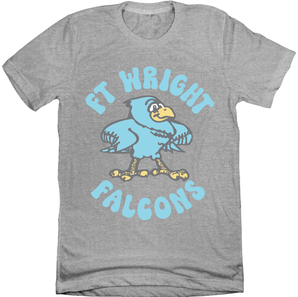 Ft. Wright Falcons Bubble Text Tee